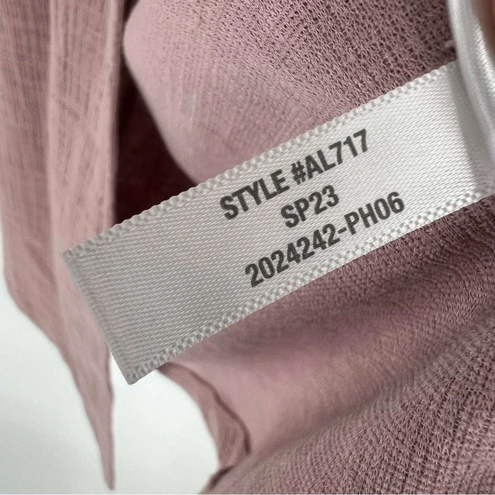 Madewell Cross‎ Front Flutter Sleeve Minidress in Pink